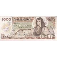 اسکناس 1000 پزو 1985 جمهوری اول - تک - UNC63 - مکزیک