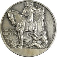 مدال یادبود سنت مارتین - با جعبه فابریک - AU - فرانسه