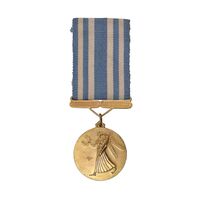 مدال برنز آویز افتخار سازمان تربیت بدنی - AU -  محمد رضا شاه