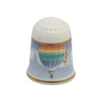 انگشتانه چینی قدیمی طرح بالن - کد 006563