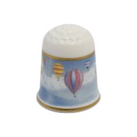 انگشتانه چینی قدیمی طرح بالن - کد 006563
