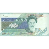 اسکناس 10000 ریال (محمدخان - عادلی) امام - تک - EF45 - جمهوری اسلامی