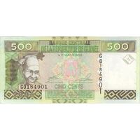 اسکناس 500 فرانک 2006 جمهوری - تک - UNC63 - گینه