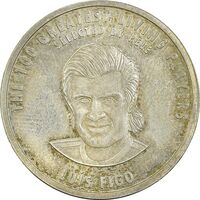 مدال نقره یادبود 100 سالگی فیفا 2004 - PF64 - لوئیس فیگو