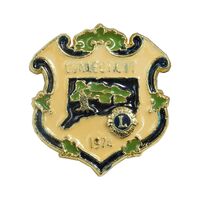 نشان باشگاه بین المللی لاینز 1974 - کنتیکت - UNC - ایالات متحده آمریکا