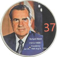 مدال یادبود ریچارد میلهوس نیکسون رئیس جمهور آمریکا - PF67 - ایالات متحده آمریکا