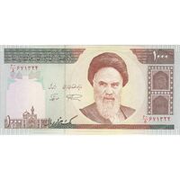 اسکناس 1000 ریال (نمازی - نوربخش) - تک - UNC63 - جمهوری اسلامی