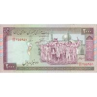 اسکناس 2000 ریال (نمازی - نوربخش) فیلیگران امام - تک - EF45 - جمهوری اسلامی