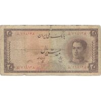 اسکناس 20 ریال سری سوم - تک - VG - محمد رضا شاه
