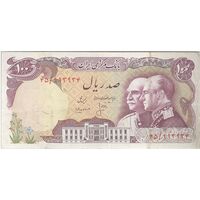 اسکناس 100 ریال پنجاهمین سال - تک - VF35 - محمد رضا شاه