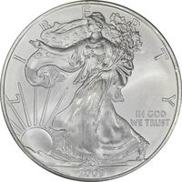 مدال یادبود 1 دلار 2009 عقاب - PF64 - آمریکا