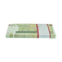 بسته اسکناس 100000 ریال (حسینی - بهمنی) نخ نوع 2 - UNC - جمهوری اسلامی