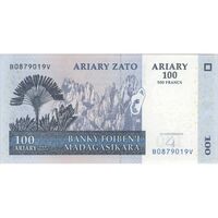 اسکناس 100 آریاری 2004 جمهوری سوم - Rasamoelina - تک - UNC64 - ماداگاسکار