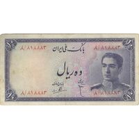 اسکناس 10 ریال سری سوم - تک - VF30 - محمد رضا شاه