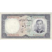 اسکناس 10 ریال 1340 - تک - AU58 - محمد رضا شاه