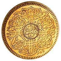 سکه 1/8 اشرفی میر محبوب علی خان دوم