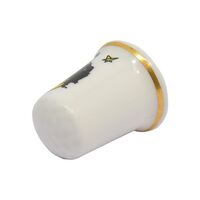 انگشتانه چینی قدیمی طرح برلی - کد 006587
