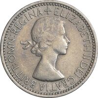 سکه 1 شیلینگ 1953 (سپر انگلیس) الیزابت دوم - EF40 - انگلستان
