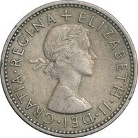 سکه 1 شیلینگ 1960 (سپر اسکاتلند) الیزابت دوم - EF40 - انگلستان