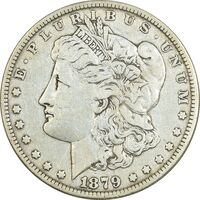 سکه یک دلار 1879 مورگان - EF40 - آمریکا