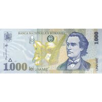 اسکناس 1000 لئو 1998 جمهوری - تک - UNC63 - رومانی