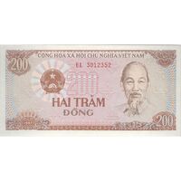 اسکناس 200 دانگ 1987 (شماره سریال کوچک) جمهوری سوسیالیستی - تک - UNC63 - ویتنام