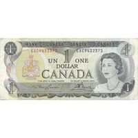 اسکناس 1 دلار 1973 الیزابت دوم - تک - VF - کانادا