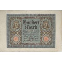 اسکناس 100 مارک 1920 جمهوری وایمار - تک - VF35 - آلمان