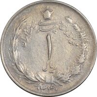 سکه 1 ریال 1340 - EF45 - محمد رضا شاه