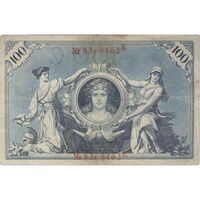 اسکناس 100 مارک 1908 ویلیام دوم - تک - VF - آلمان