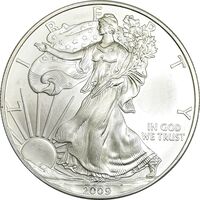 مدال یادبود 1 دلار 2009 عقاب - PF64 - آمریکا