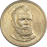 سکه یک دلار 2011D ریاست جمهوری یولیسیز سایمن گرانت  - MS61 - آمریکا