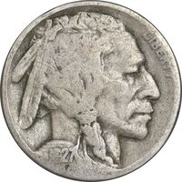 سکه 5 سنت 1927 بوفالو - EF40 - آمریکا