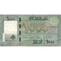 اسکناس 1000 لیره 2011 جمهوری - تک - VF - لبنان