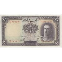 اسکناس 10 ریال سری اول - تک - AU55 - محمد رضا شاه