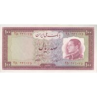 اسکناس 100 ریال 1333 - تک - UNC62 - محمد رضا شاه