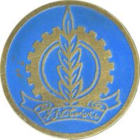نشان سوزنی سازمان اصلاحات ارضی - EF - محمدرضا شاه