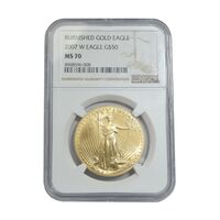 مدال یادبود طلا 50 دلار 2006 عقاب - MS70 - آمریکا