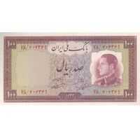 اسکناس 100 ریال 1333 - تک - UNC62 - محمد رضا شاه