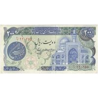 اسکناس 200 ریال (اردلان - مولوی) فیلیگران شیر و خورشید - تک - EF40 - جمهوری اسلامی