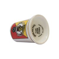 انگشتانه چینی قدیمی با طرح نماد RAC - کد 007054