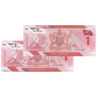 اسکناس 1 دلار 2020 جمهوری - جفت - UNC65 - ترینیداد و توباگو