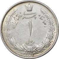 سکه 1 ریال 1313 - AU58 - رضا شاه