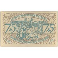 اسکناس 75 فینیگ 1921 جمهوری وایمار - تک - AU - آلمان