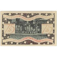 اسکناس 75 فینیگ 1921 جمهوری وایمار - تک - AU - آلمان