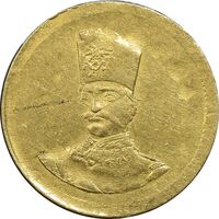 سکه طلا 2000 دینار 1301 - AU55 - ناصرالدین شاه