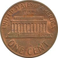 سکه 1 سنت 1973D لینکلن - MS62 - آمریکا