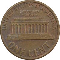 سکه 1 سنت 1980 لینکلن - EF - آمریکا