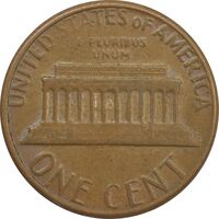 سکه 1 سنت 1982 لینکلن - EF - آمریکا