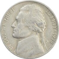 سکه 5 سنت 1975 جفرسون - VF35 - آمریکا